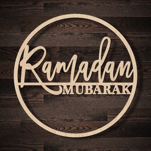 Ramadan Mubarak Sign decor