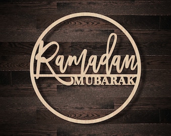 Ramadan Mubarak Sign decor