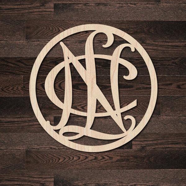 NCL National Charity League Wooden Circle Back Drop Sign | Photo Prop | Wall Decor | Banquet Decor