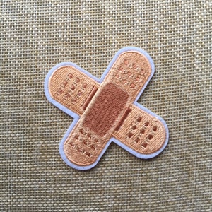 Plasters Iron/ Sew On Full Embroidered Patch Appliqués Badge