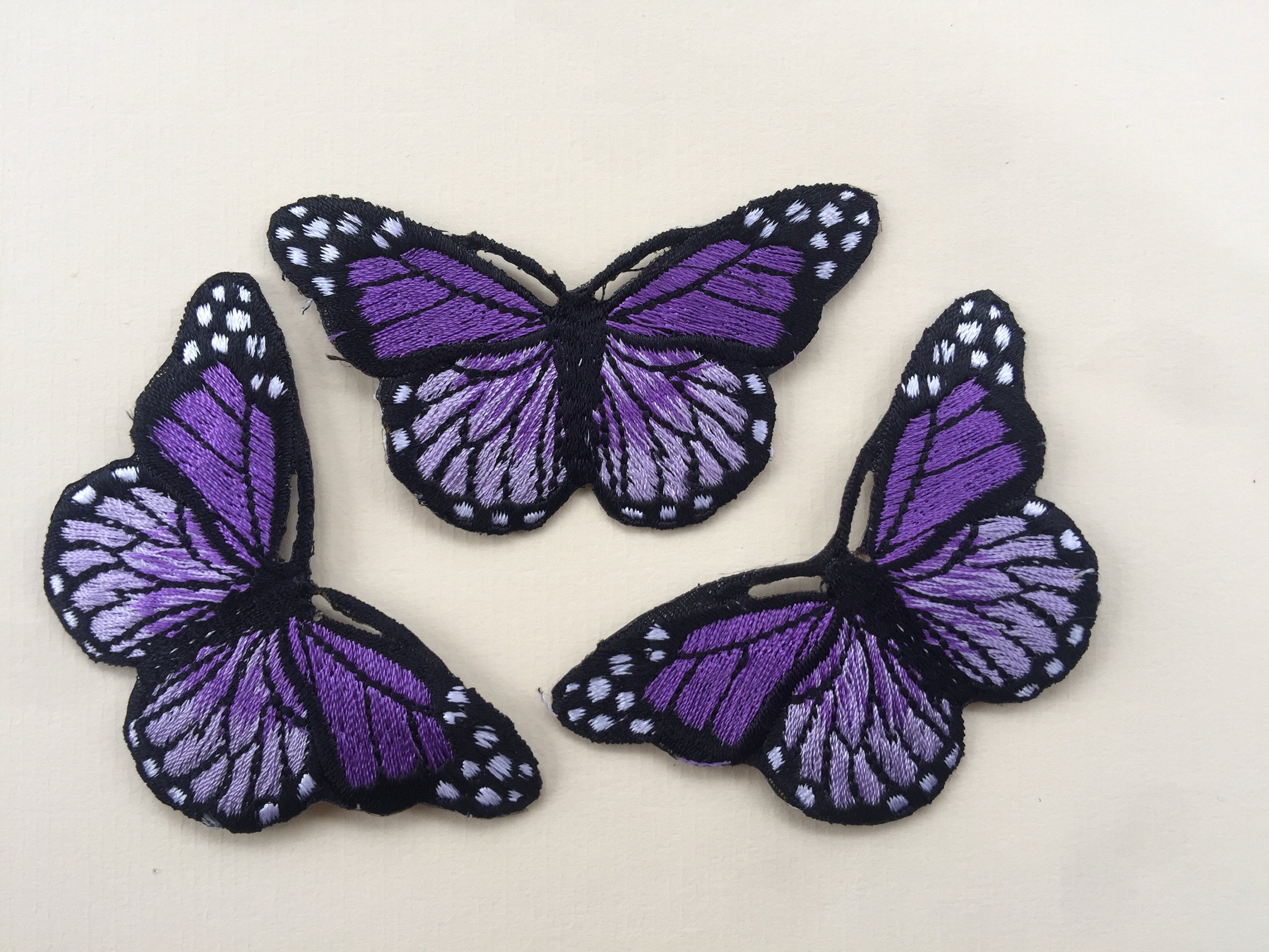 Butterfly Iron-on Patches, 7.5 Cm, Jeans Patches Rainbow Butterfly, Iron-on  Patch 