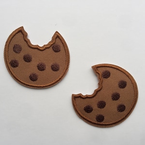 Conjunto de 2 biscoitos para passar a ferro, costurar em emblema de apliques de remendo totalmente bordado