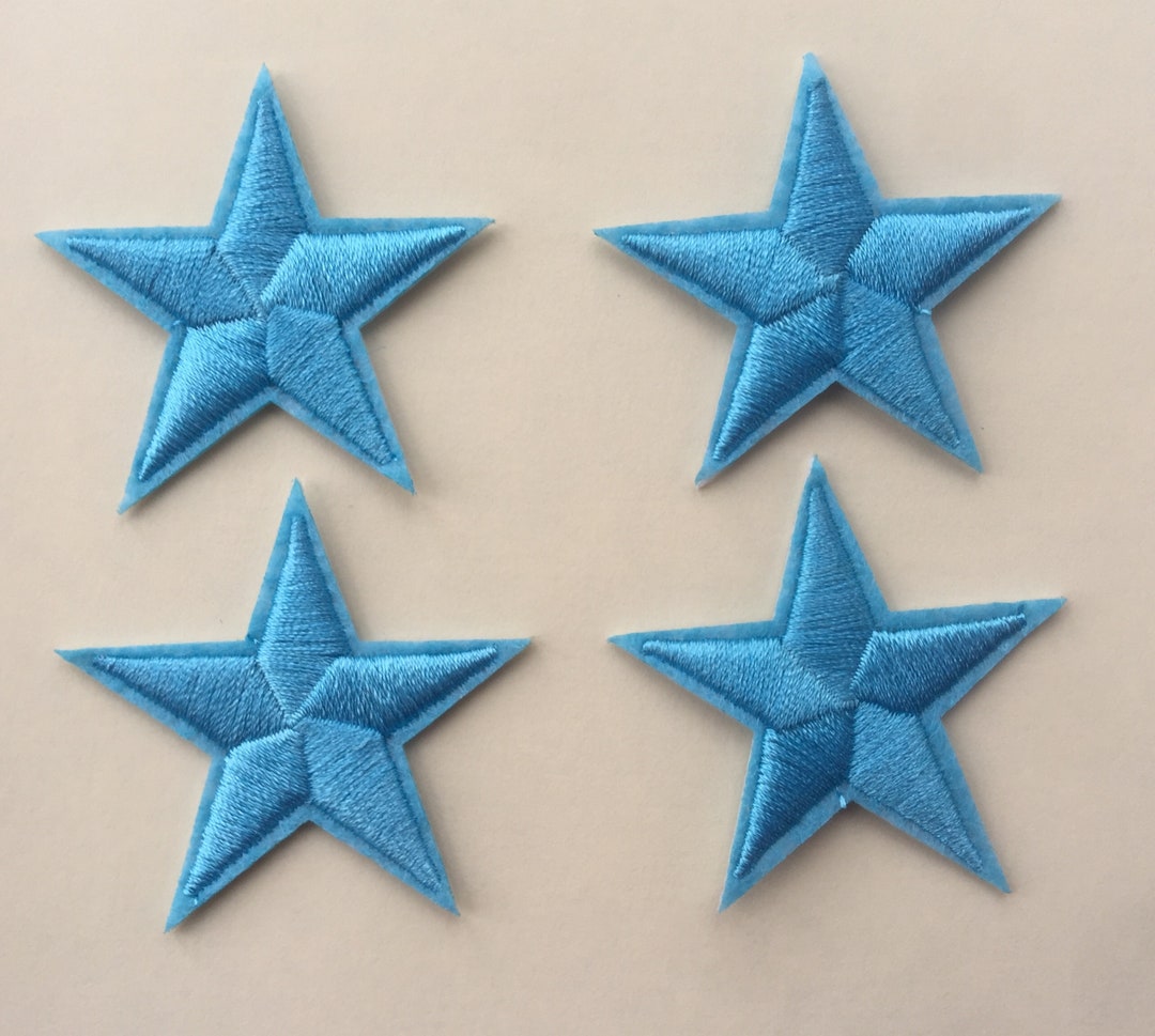 Gold Es Gold Star &ndash; Sew On Embroidered Badge For Bags, Clothes