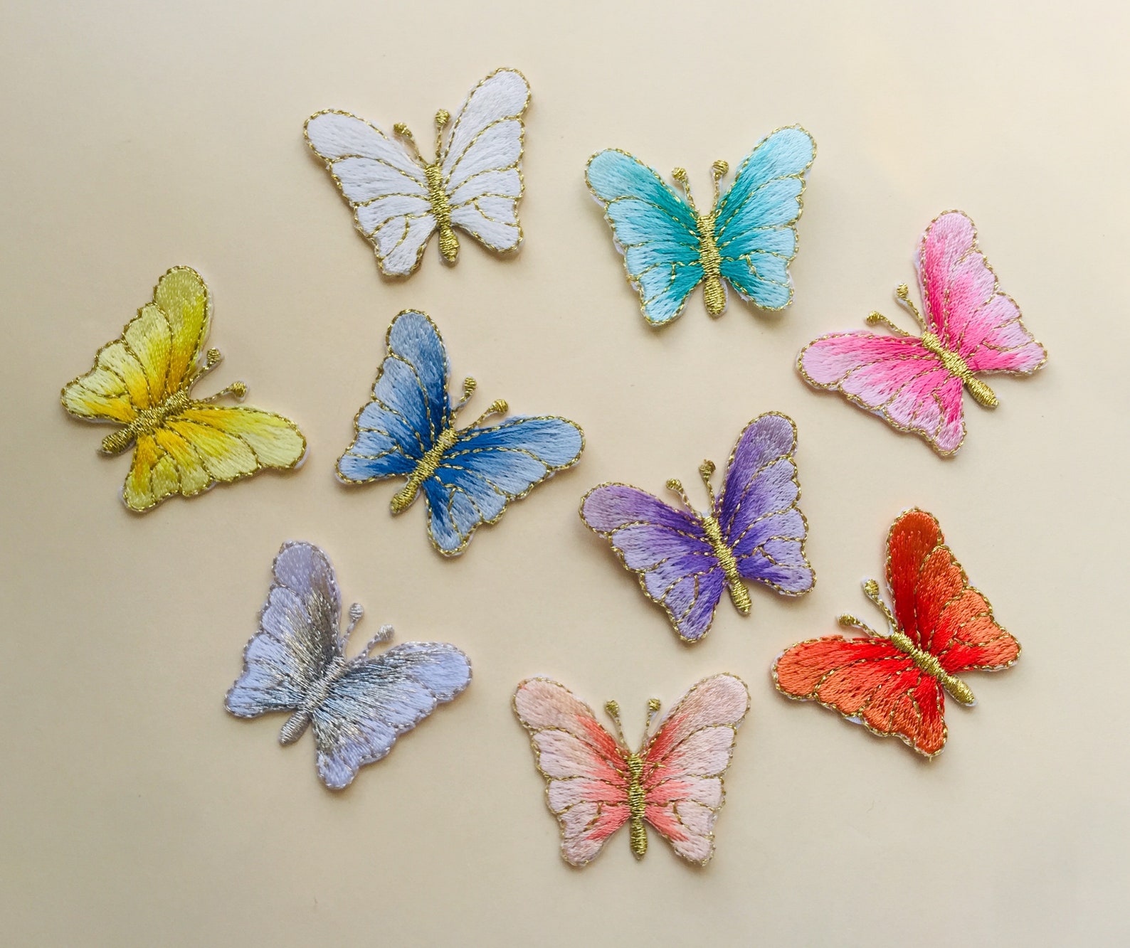 New Arrival Beautiful Butterfly Iron on Sew on Full Etsy UK