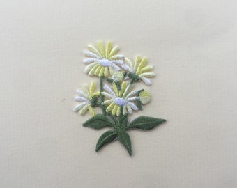 Marguerite Fleur Fer Sur Patch Coudre Sur Patch Brodé Complet Appliqués Badge