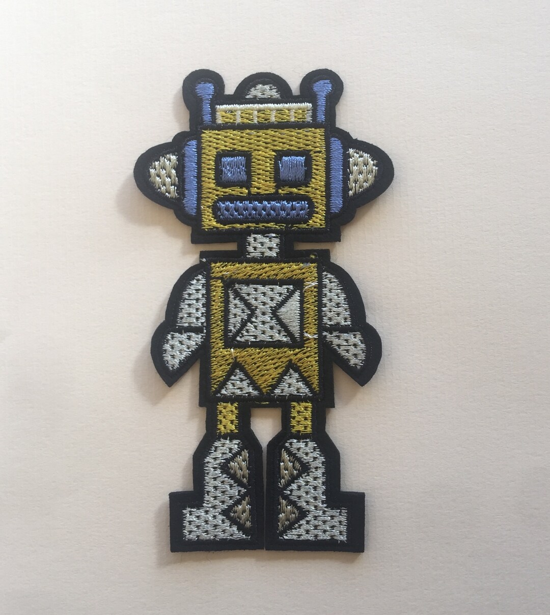 Robot Alien Iron / Sew on Full Embroidered Patch Appliqués Badge - Etsy