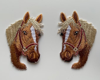 Horse Embroidery Patch: Iron On Sew On Appliqué Badge