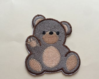 Teddy Bear Iron On Sew On Embroidered Patch Appliqués Badge