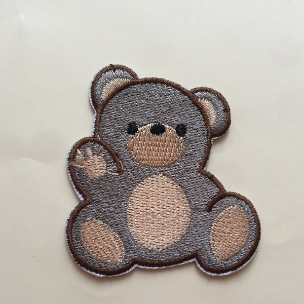 Teddy Bear Iron On Sew On Embroidered Patch Appliqués Badge