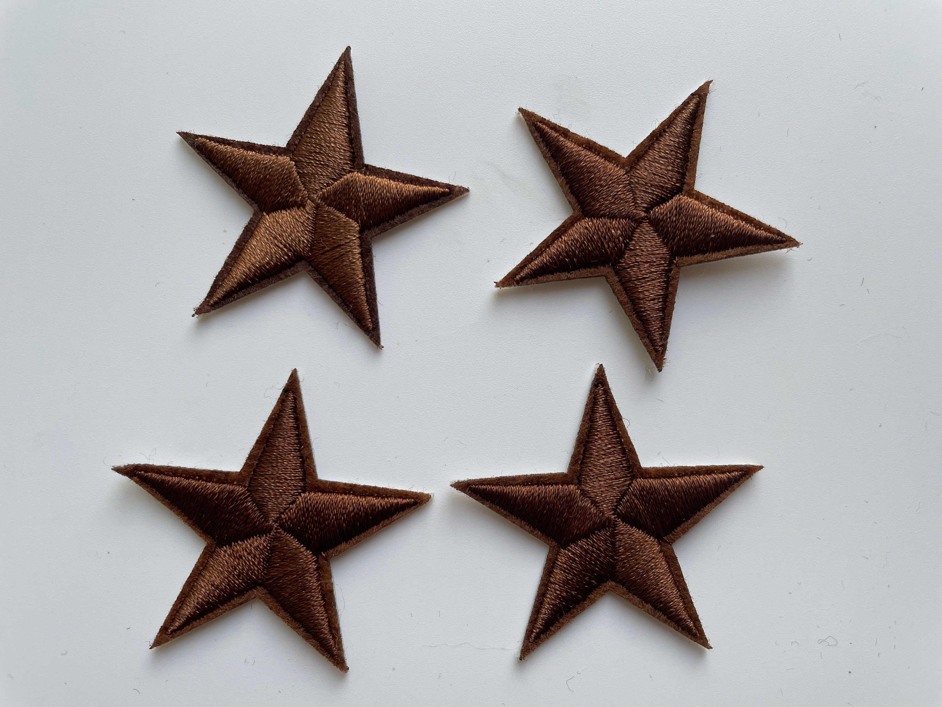 stella cadente stella con paillettes - Toppe termoadesive Patch Toppa ricamate, misura: 13,9 x 5,9 cm