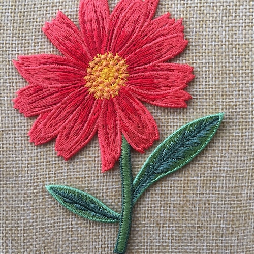 Set of 10 Daisy Flower Sew on Embroidered Patch Appliqués Etsy