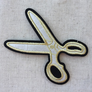 Grote schaar Opstrijkbare badge geborduurde patch-applicaties
