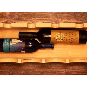 Rustic Wine Rackcrate 4 Bottle Rustic Wine Rack Crate - Etsy