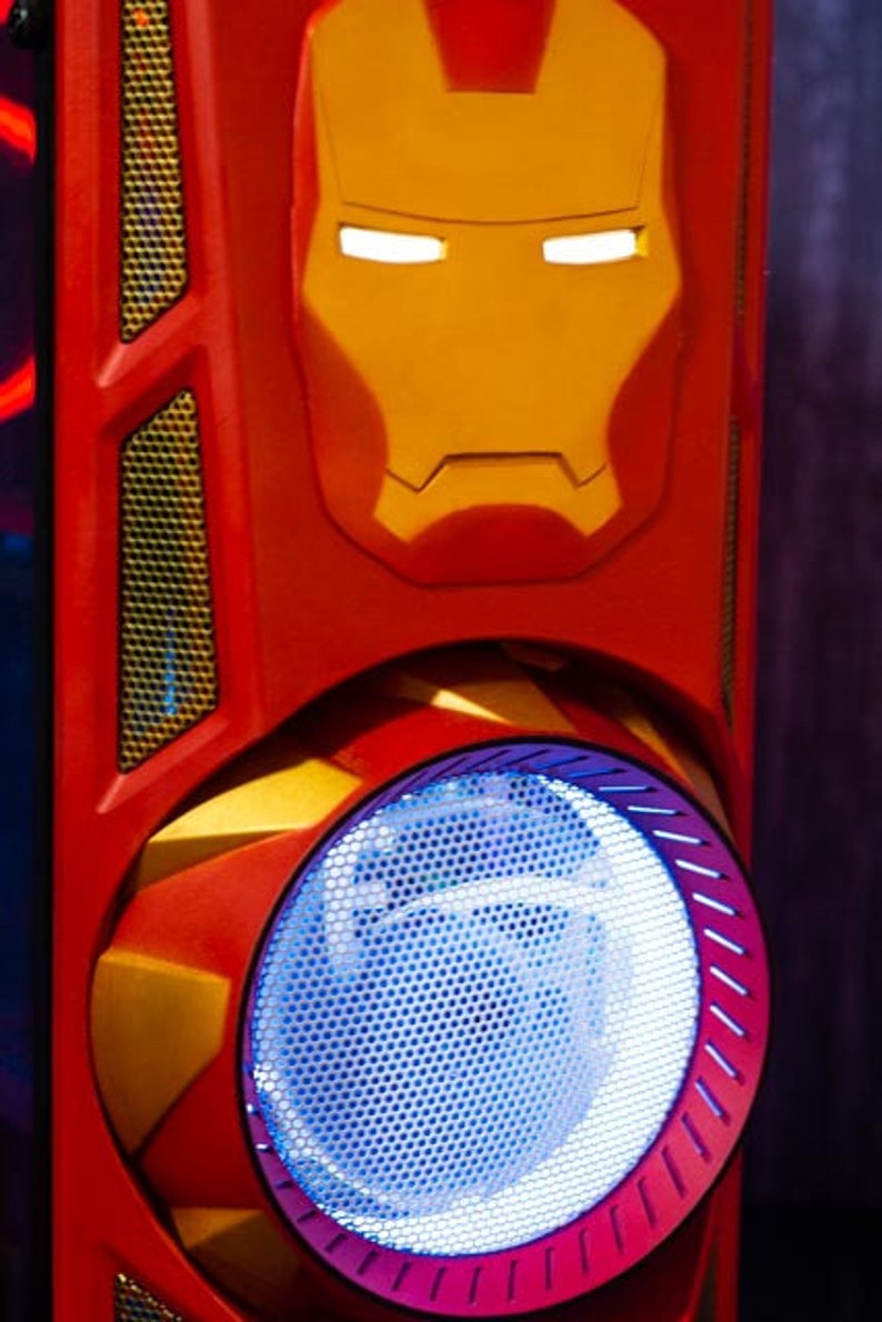 Iron Man style computer case Etsy