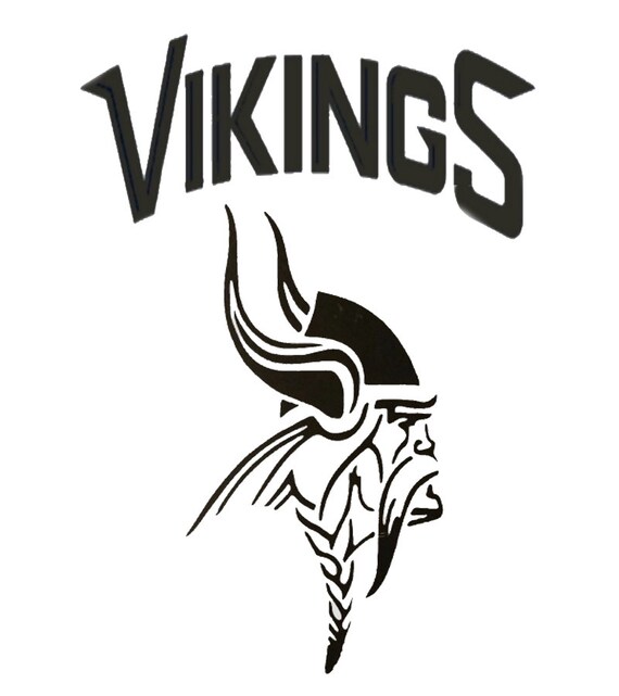 Various Szs Minnesota Vikings Logo Stencil Mylar Reusuable Etsy