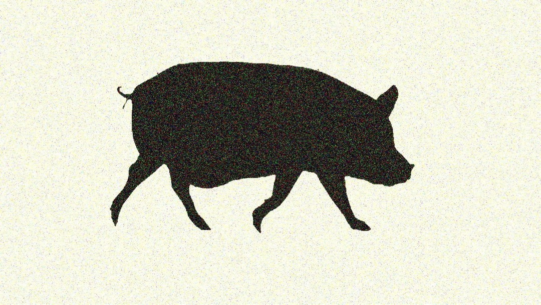 Pig Stencil Farm Animal Pigs Stencils - Etsy