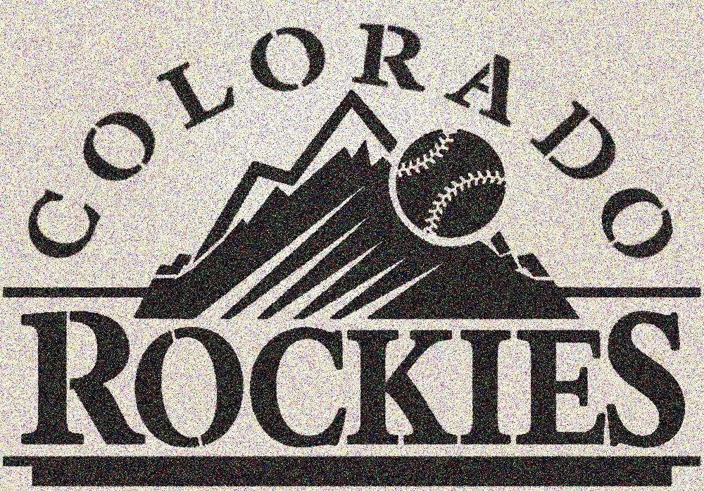 Colorado Rockies Baseball Custom Stencil – My Custom Stencils
