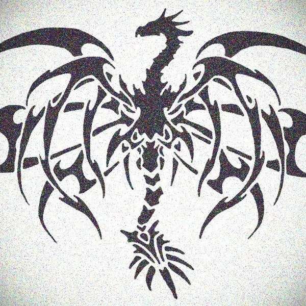 Dragon Stencil - Etsy
