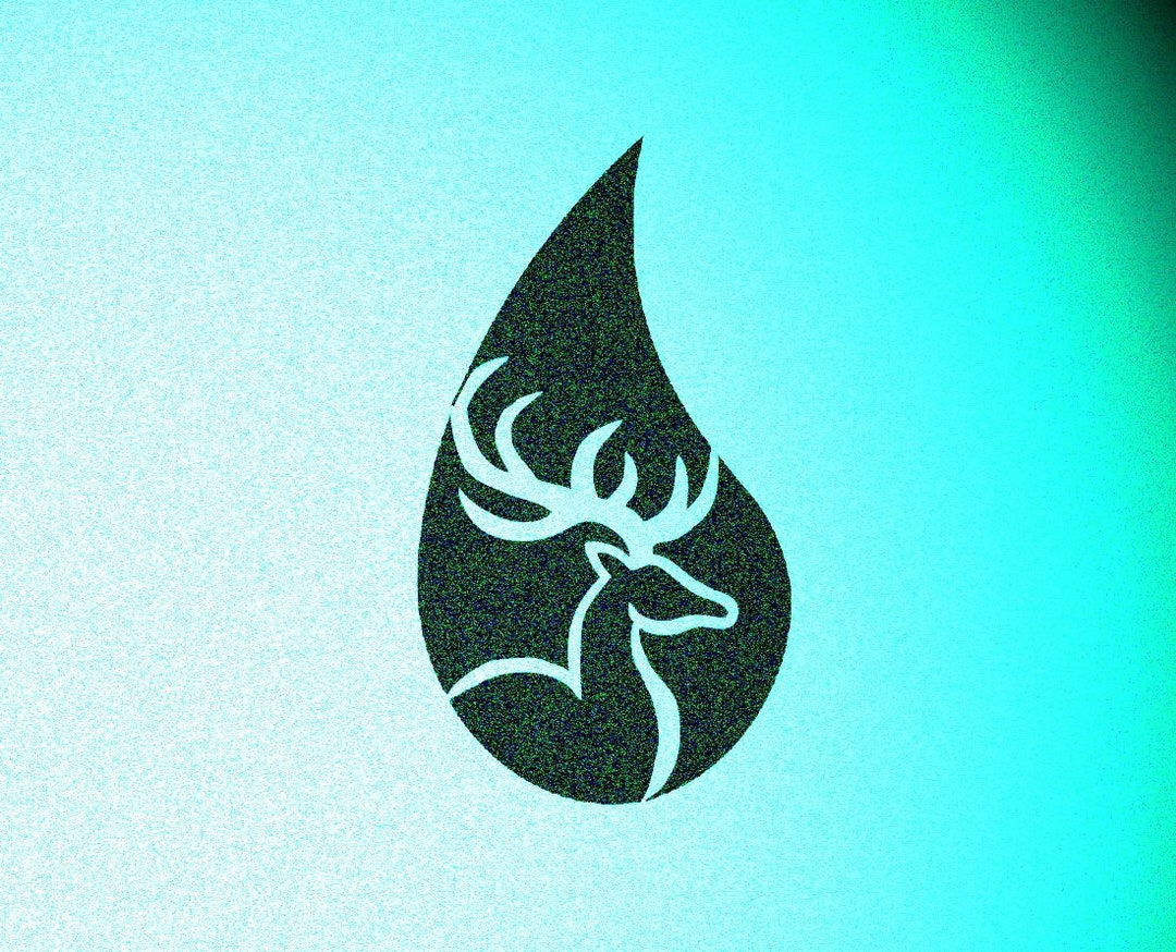 Teardrop Deer Stencil Wildlife Stencils Etsy