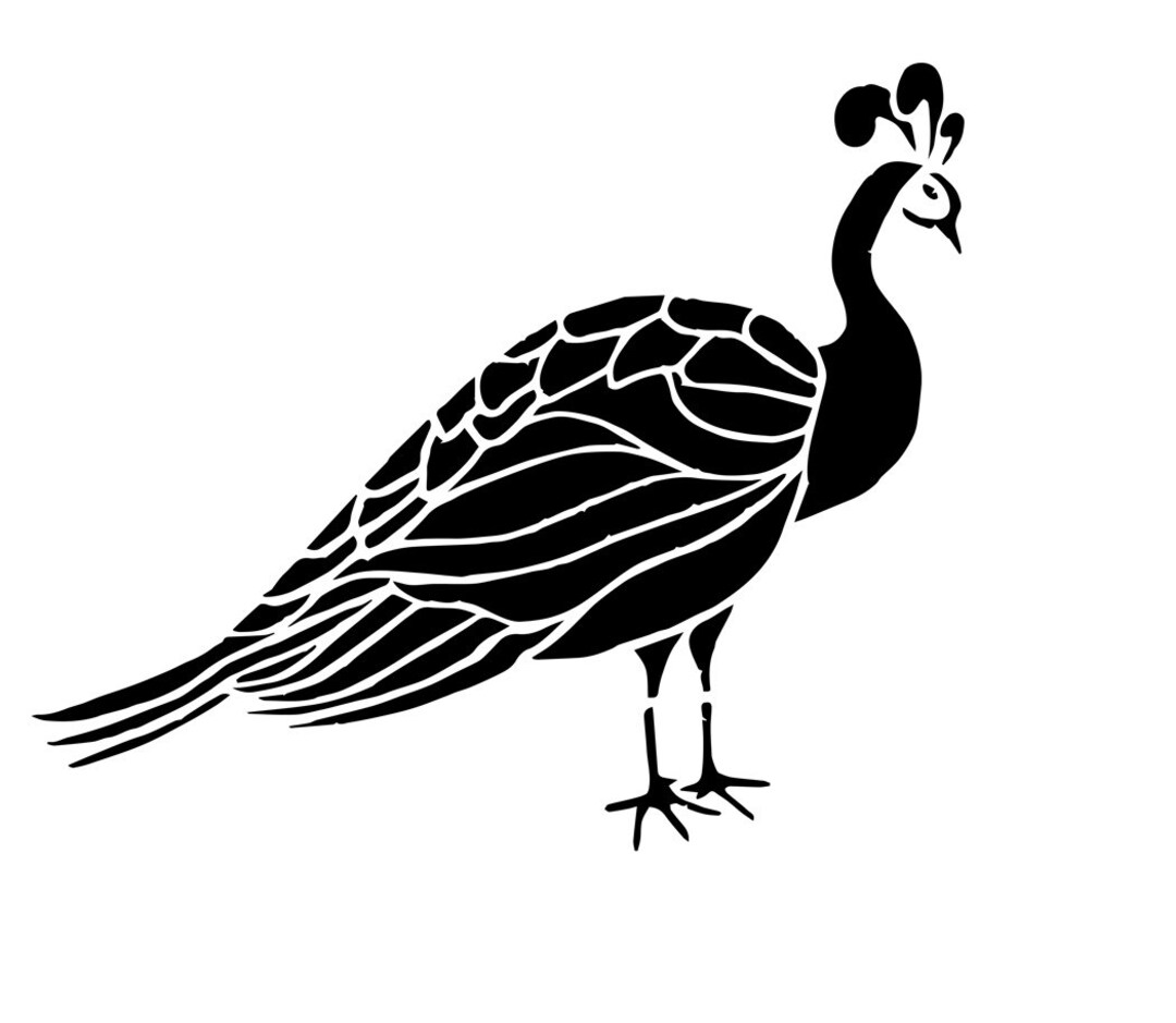 Peacock Stencil Birds Peacocks Stencils Etsy peacock-stencil-birds-peacocks-stencils-etsy