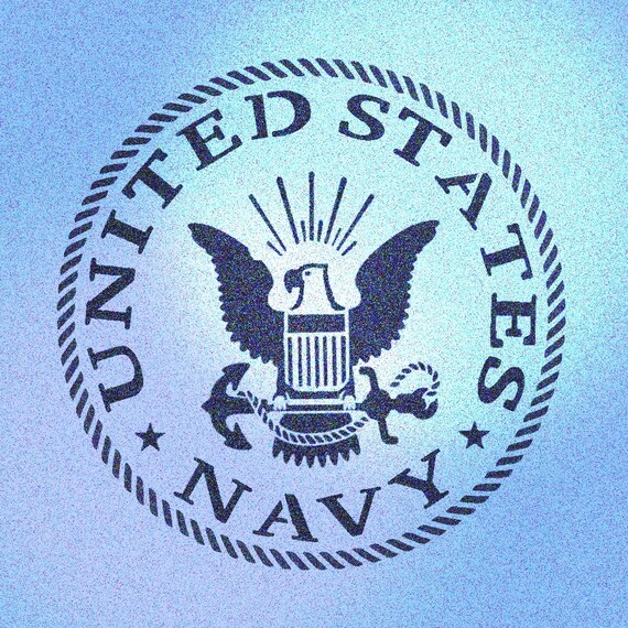 United States Navy Stencil USN Military Stencils | Etsy