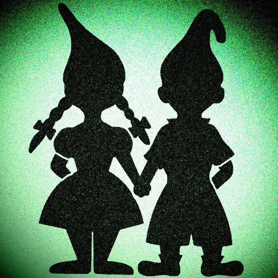 Boy &amp; Girl Elves Stencil Elf Christmas Stencils - Etsy
