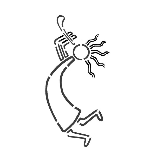 Kokopelli Stencil - Etsy