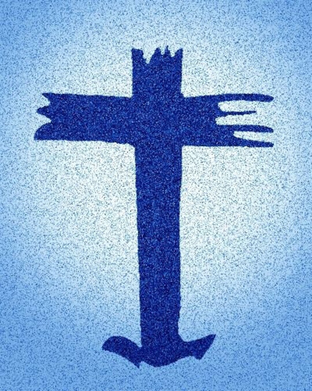 Distressed Cross Stencil Mylar Religious Crosses Stencils - Etsy