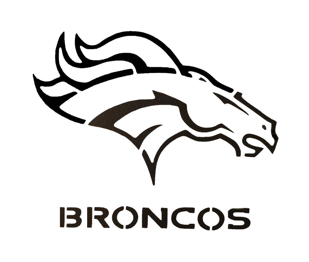 various-szs-denver-broncos-logo-stencil-mylar-reusuable-wall-etsy
