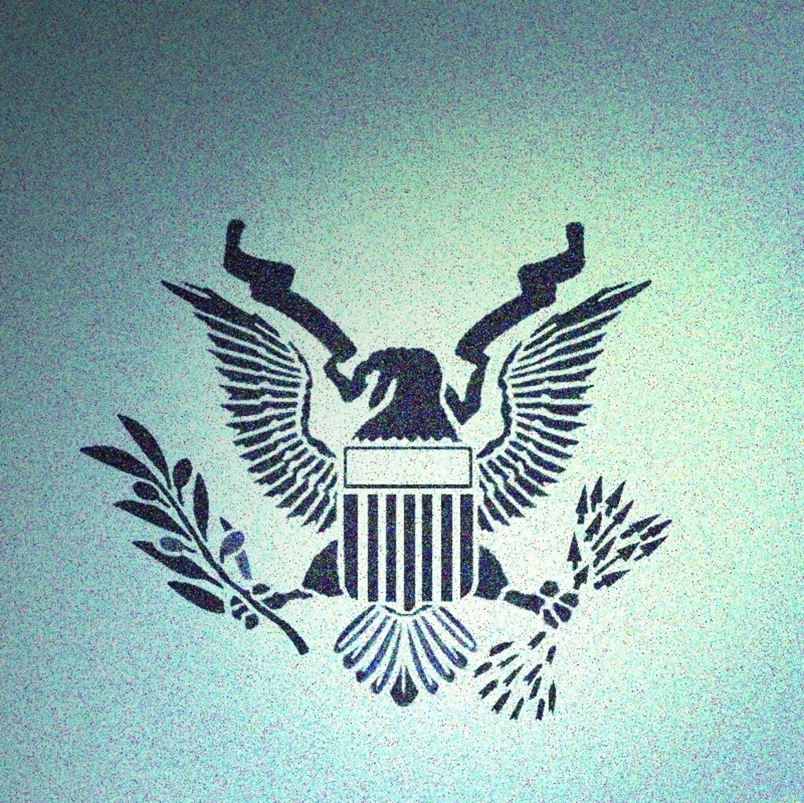 Estados Unidos de América Eagle Stencil Patriotic Military - Etsy España