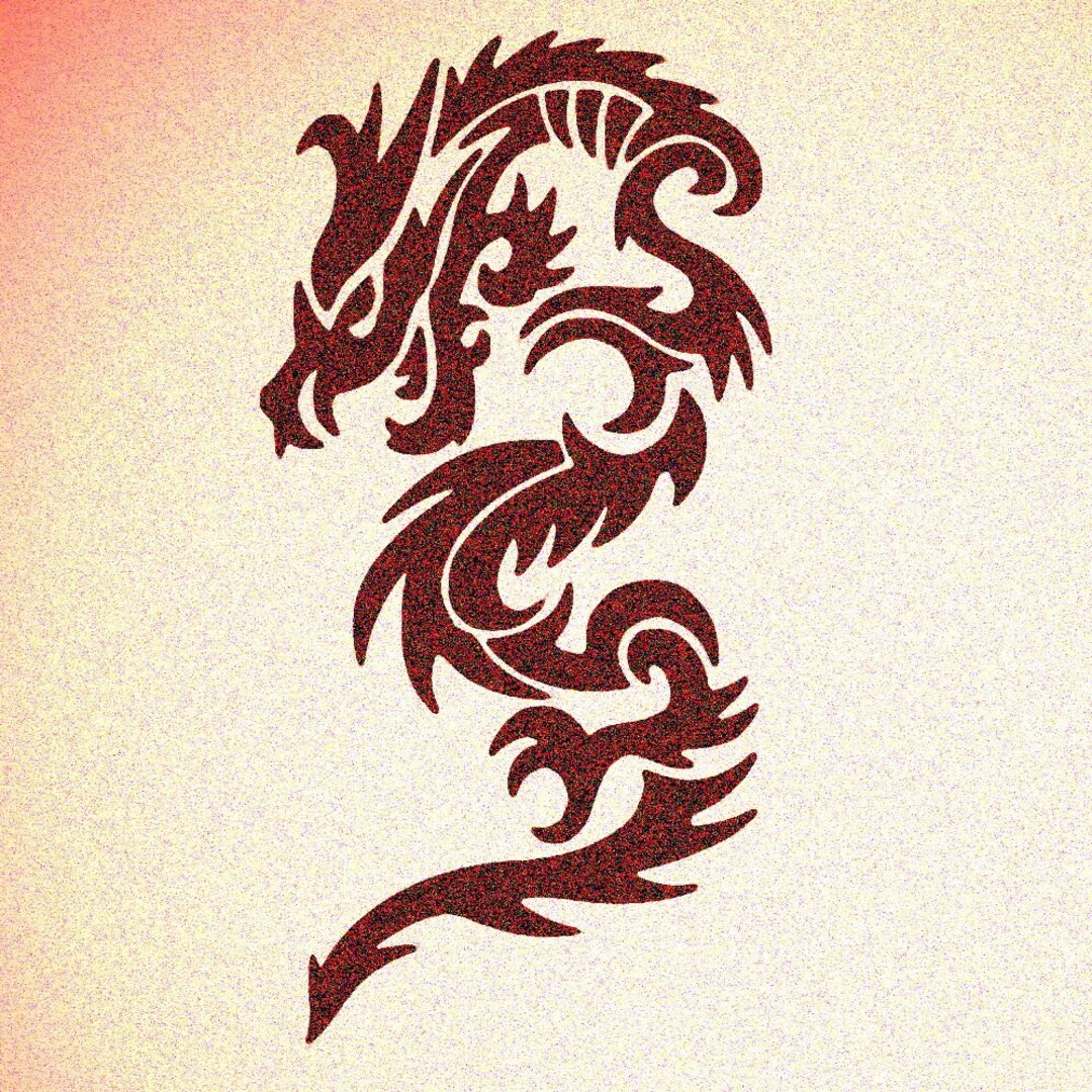 Dragon Stencil Dragons Mystical Gothic Stencils - Etsy