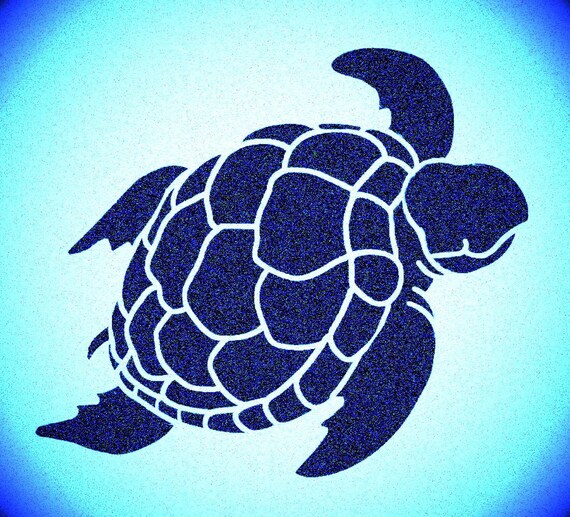 Sea Turtle Stencil Nautical Turtles Stencils Etsy