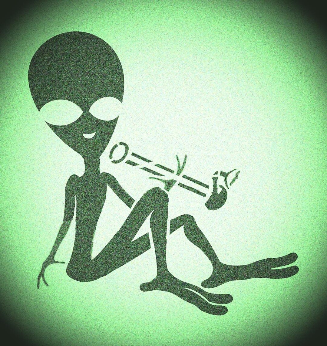 Alien Stencil Aliens Stencils - Etsy