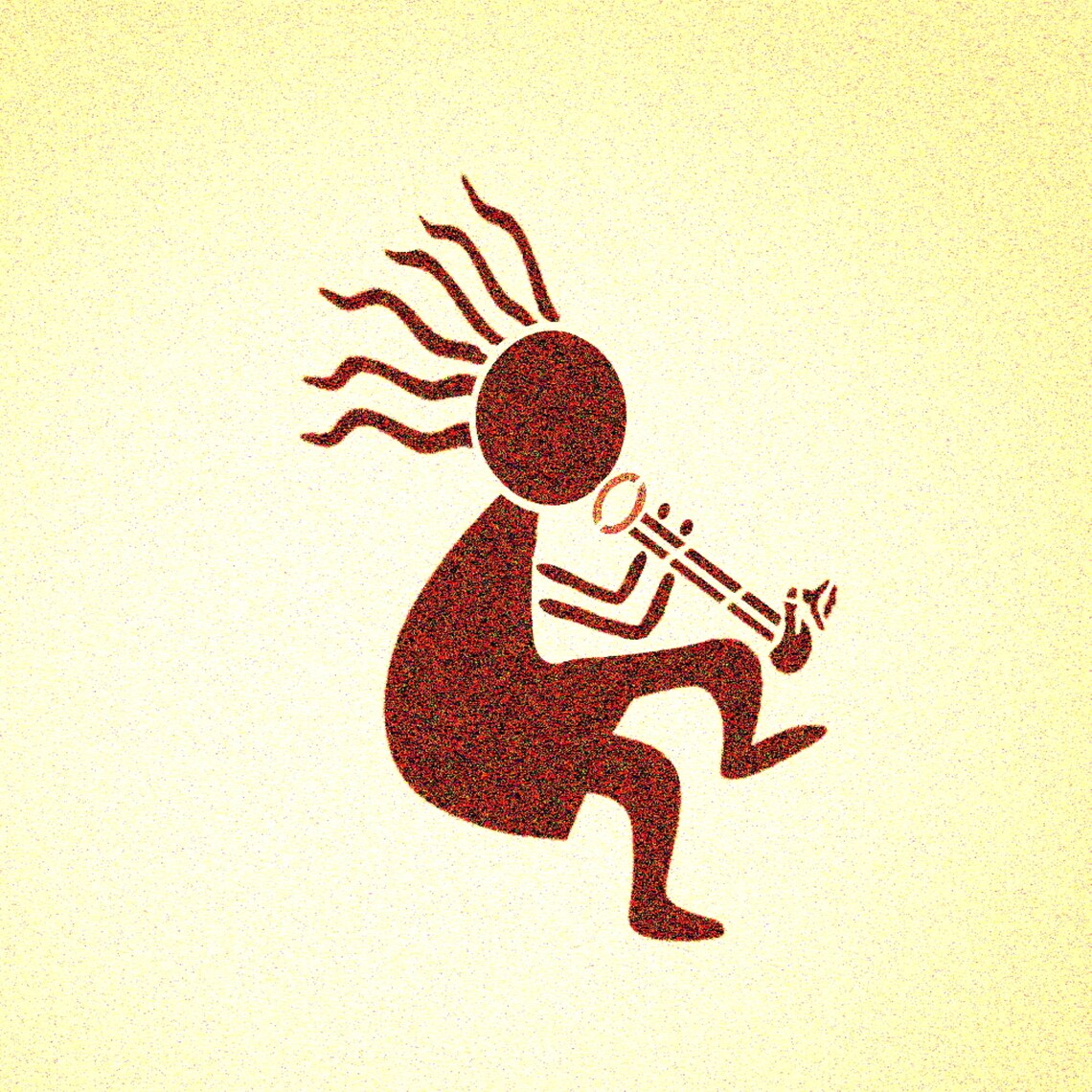 Kokopelli W/bong Stencil Kokopellis Southwestern Weed Stencils | Etsy