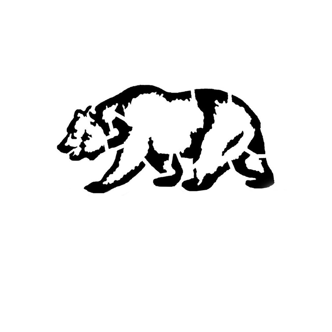 Bear Stencil Bears Animal Wildlife Stencils - Etsy