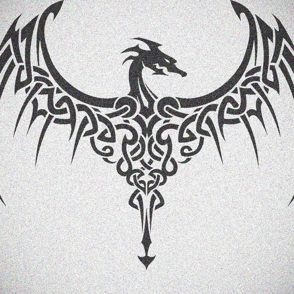 Dragon Stencil - Etsy