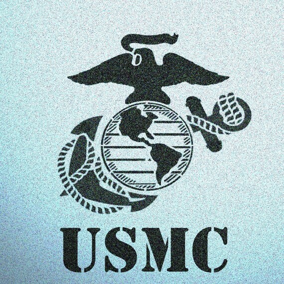 United States Marine Corps Emblem Stencil USMC Military Etsy united-states-marine-corps-emblem-stencil-usmc-military-etsy