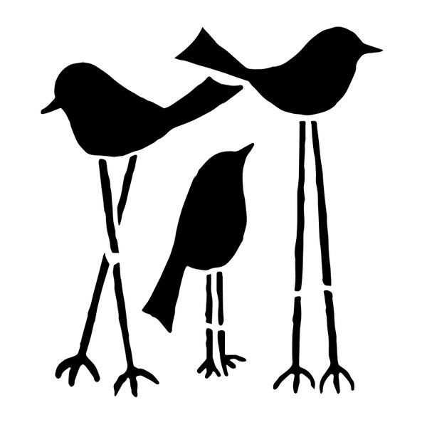 Bird Stencils Etsy