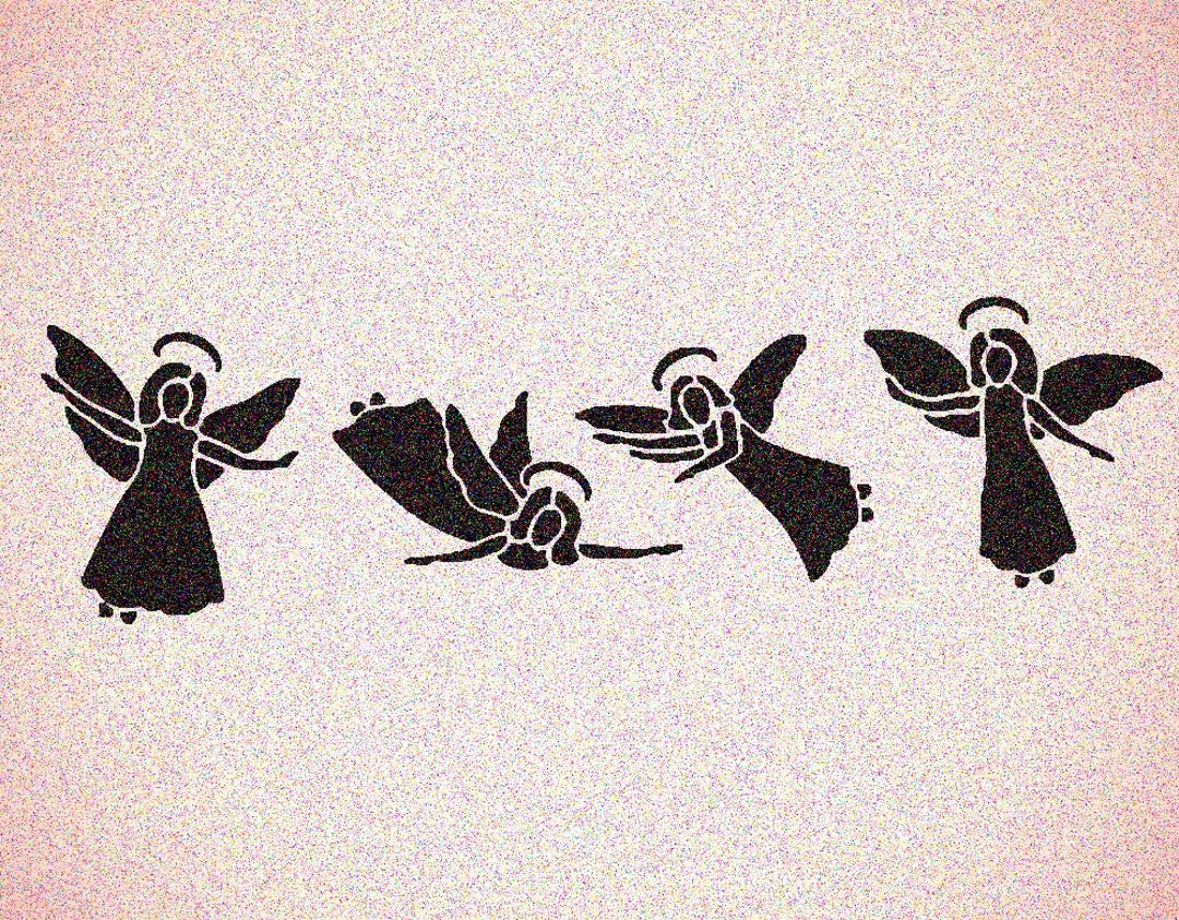 Angels Stencil Borders Religious Angel Stencils - Etsy