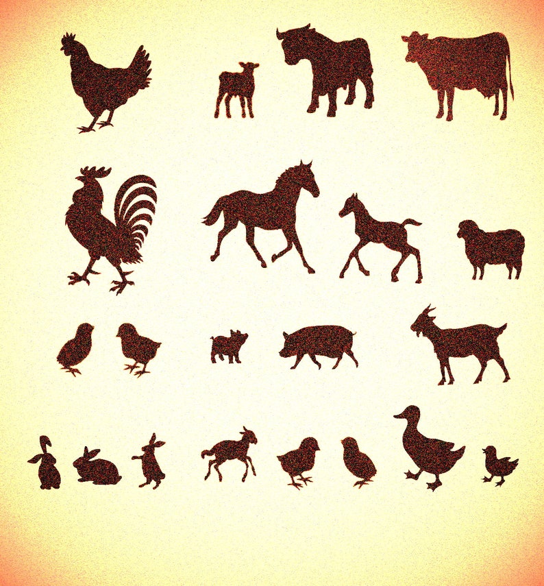 large-group-of-farm-animals-stencil-mylar-chickens-pigs-cows-etsy