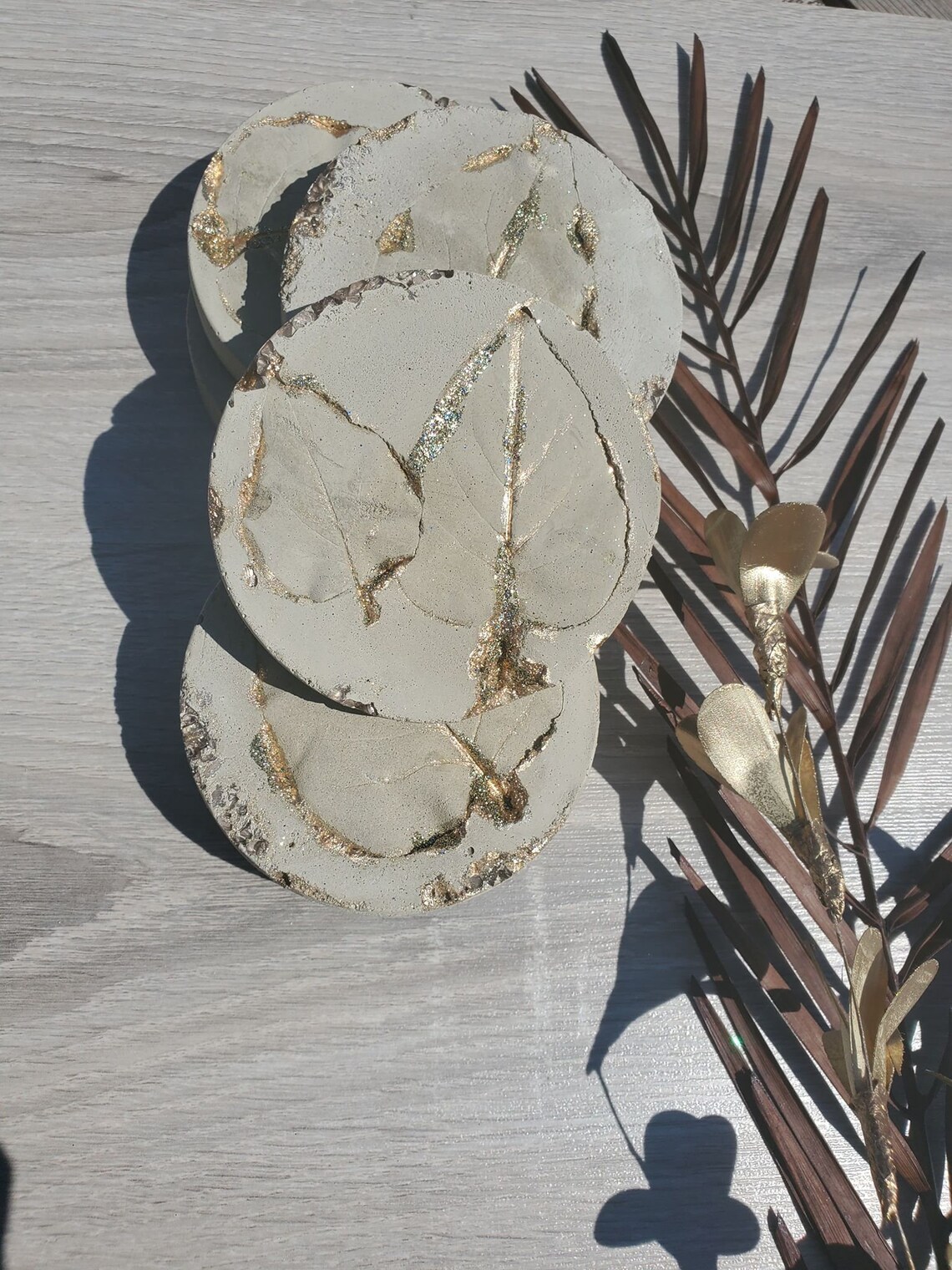 Concrete coasters coasters handmade coasters wedding gift Etsy