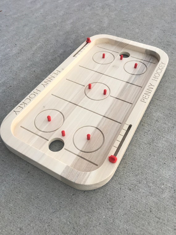 Penny Hockey Game Board Etsy