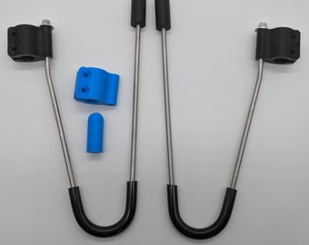 Vertical Attachement Metal and 3D printed foldable wagon kiteboard racks