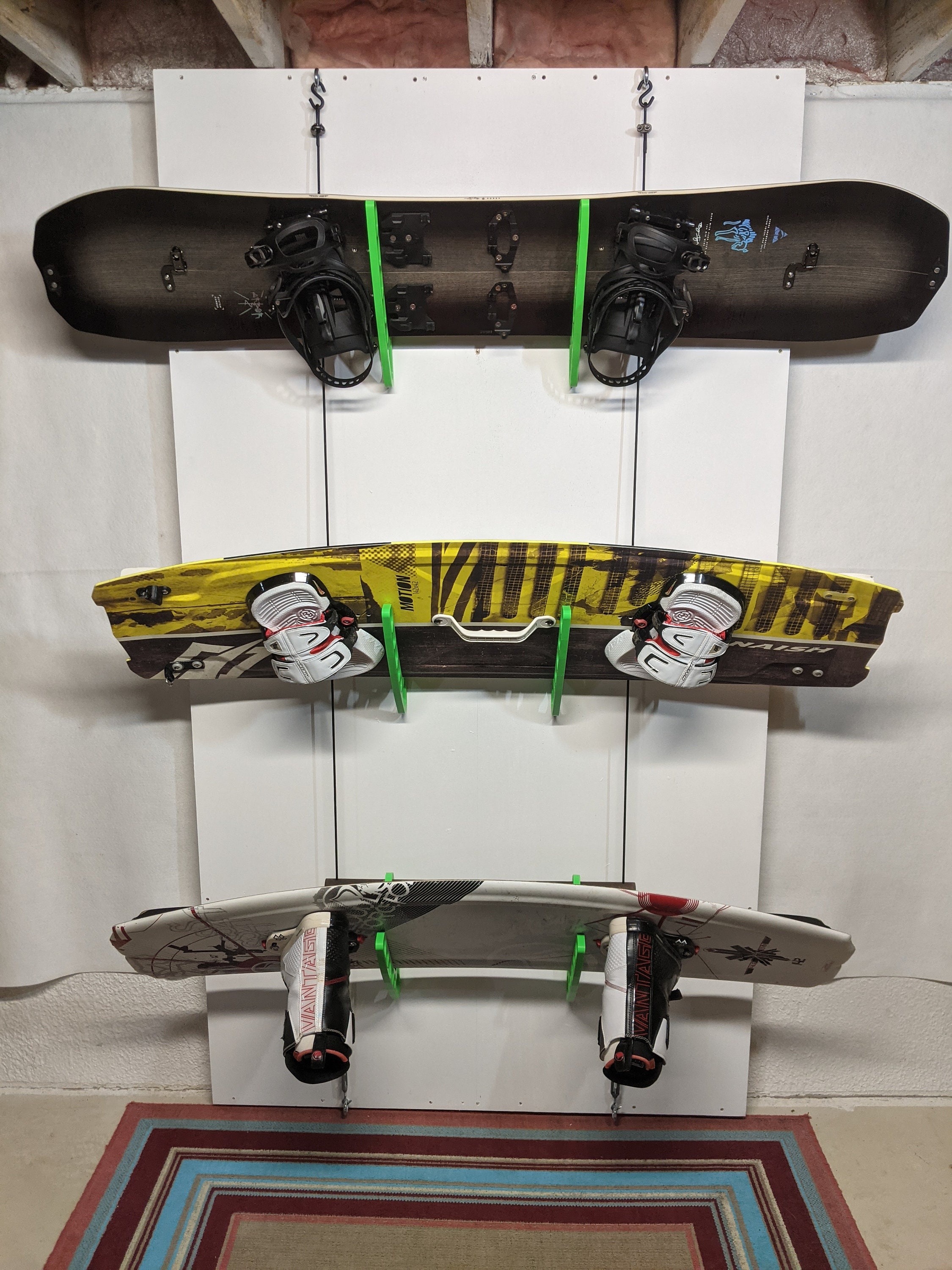 Rebanky 2 Stück Skateboard Wandhalterung Acryl Skateboard Halterung