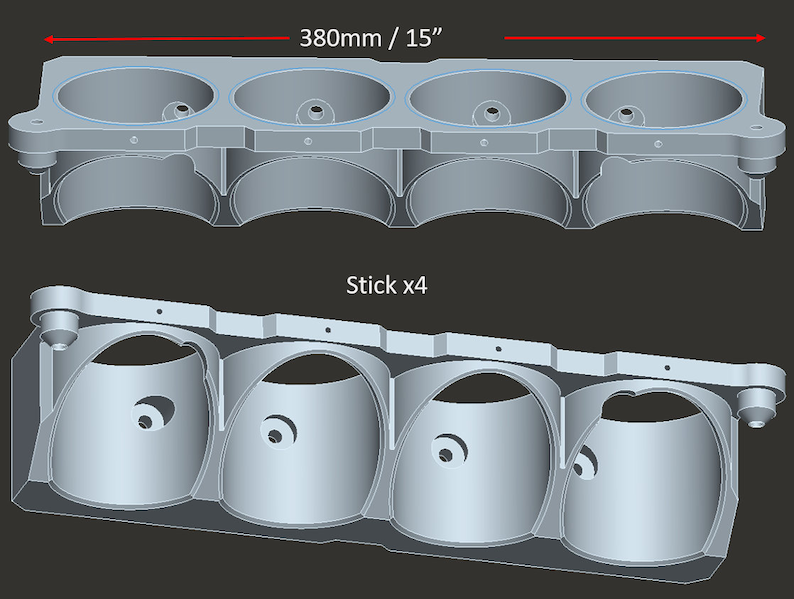 Cart Mounting Brackets for Welding Rod Tubes/containers Etsy