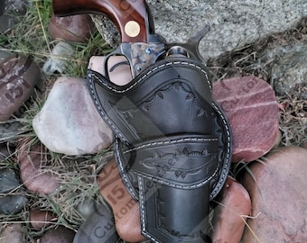Hand of God holster for 4-3/4 Colt SAA, Ruger Vaquero, Italian single action clones