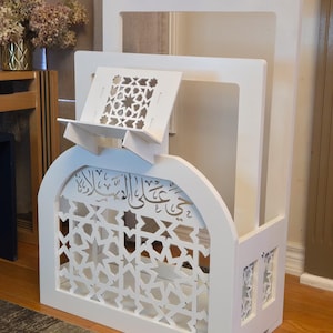 Prayer Rug holder - Sleek White