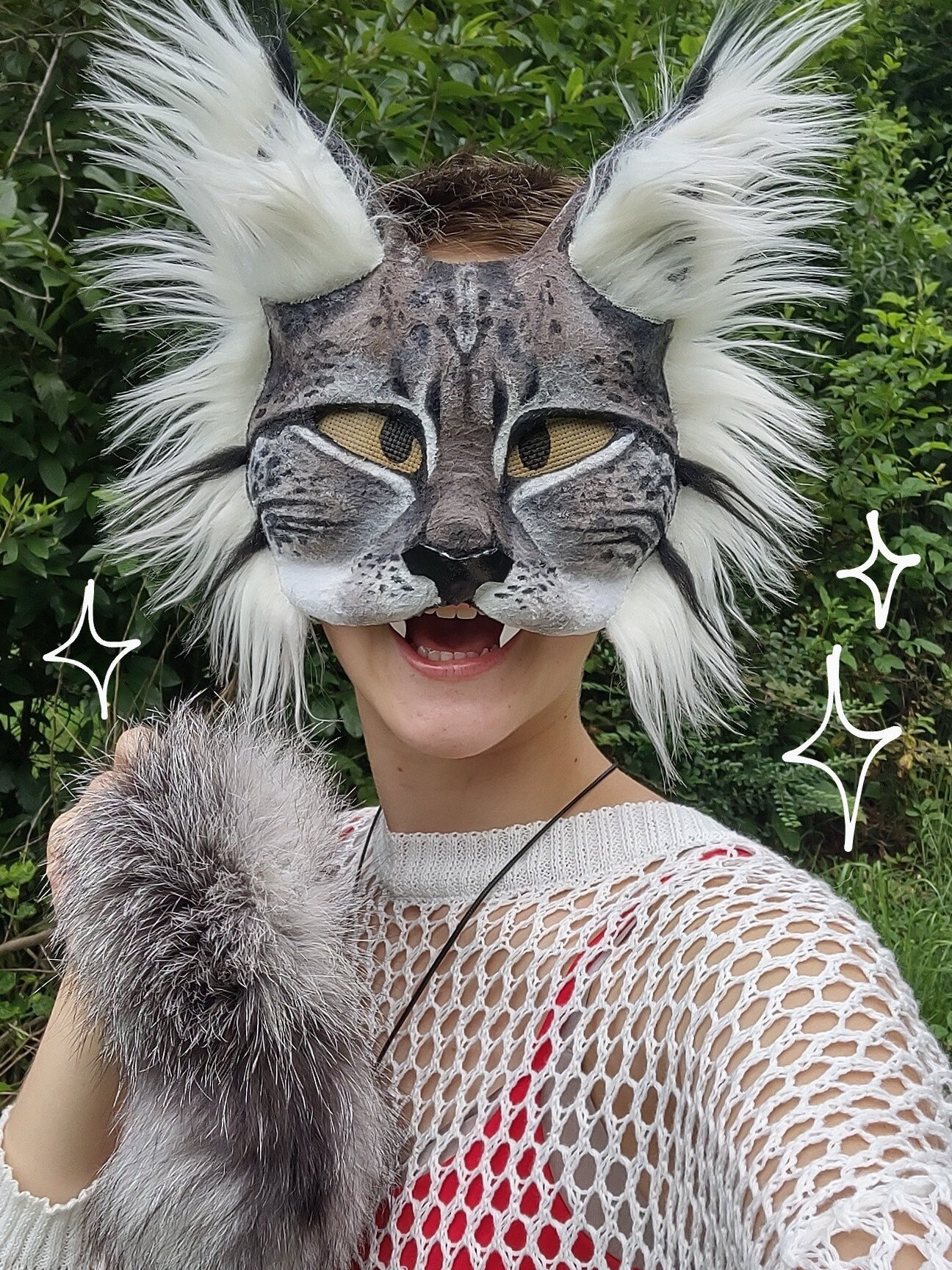 Lynx Therian Mask Tail 