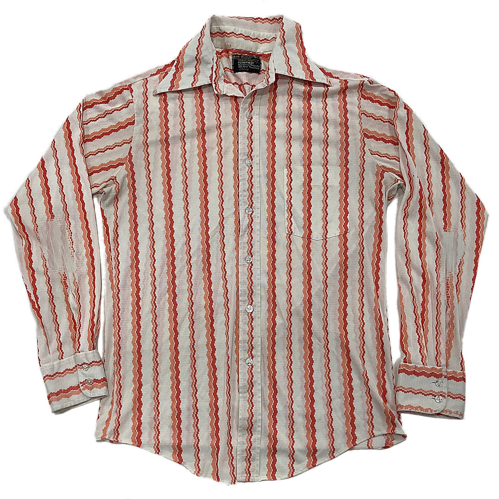 70’s Studio 1 by Campus Novelty Print Disco Shirt