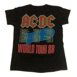 Vintage AC/DC Tour T-shirt - Etsy